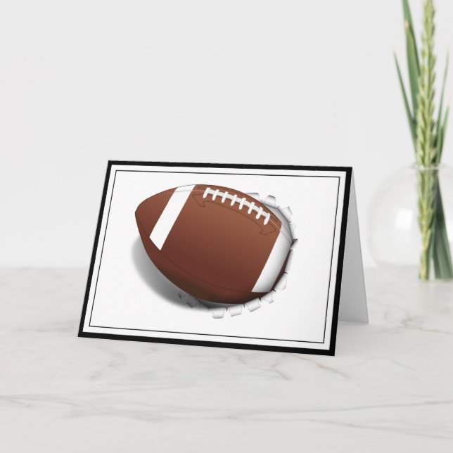 Tarjeta Desgarramiento del fútbol (Anverso)