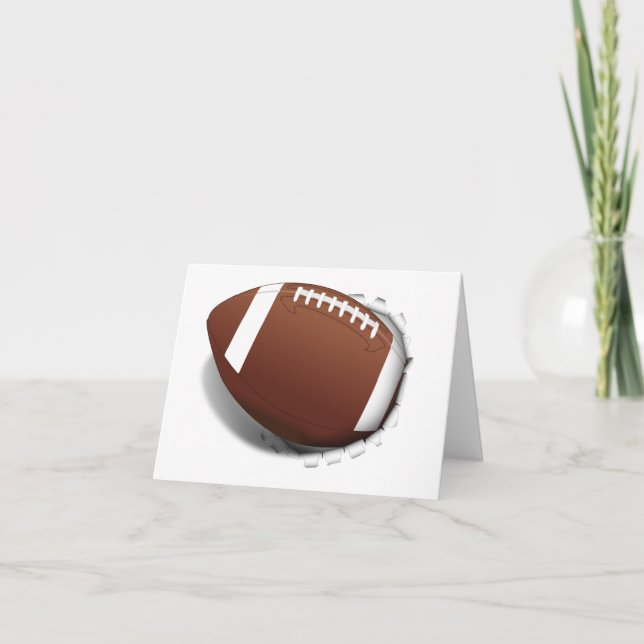 Tarjeta Desgarramiento del fútbol (Anverso)