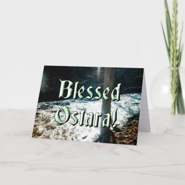 Tarjeta Deshielo de primavera (Anverso)