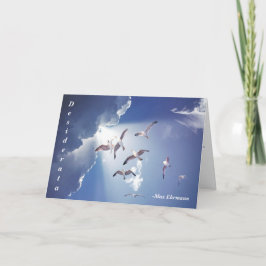 Tarjeta Desiderata, poema Inspirador sobre la vida