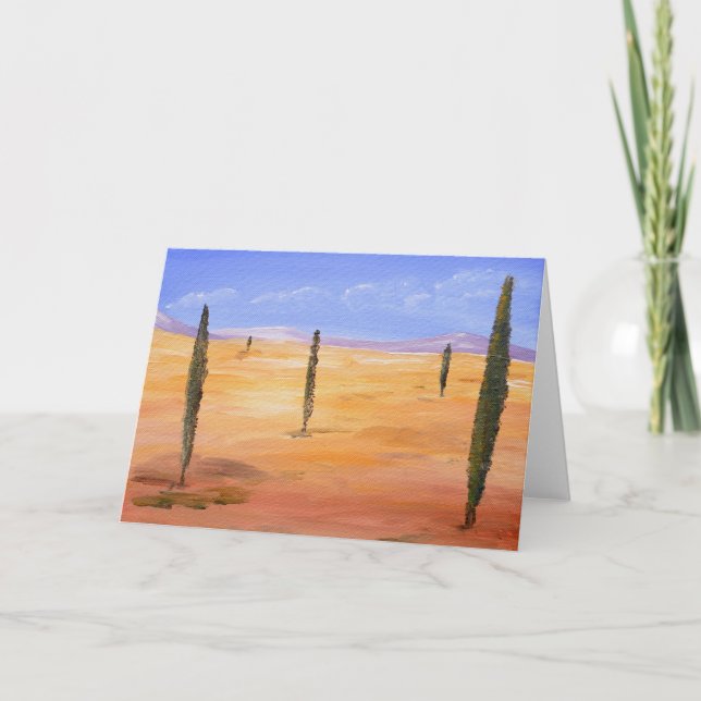 Tarjeta Desierto - Surrealista (Anverso)