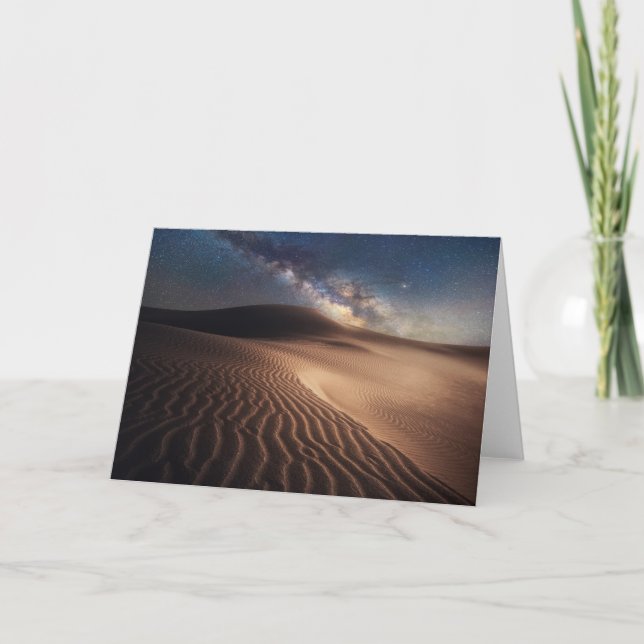 Tarjeta Desiertos | Ciudad Ordos Mongolia China (Anverso)