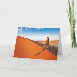 Tarjeta Desiertos   Desierto de Cheetah Savannah