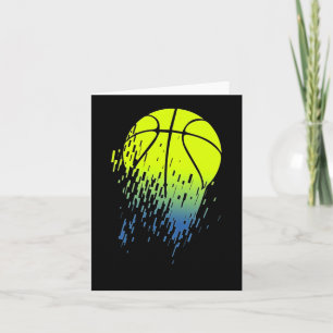 Tarjeta Desintegrando el gráfico urbano del baloncesto ver