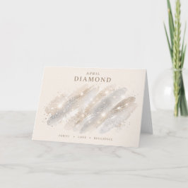 Tarjeta Deslizamiento de Cristal de Diamante