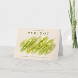 Tarjeta Deslizamiento de Cristal de Peridoto
