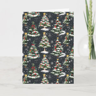 Tarjeta Deslumbramiento del árbol de Navidad