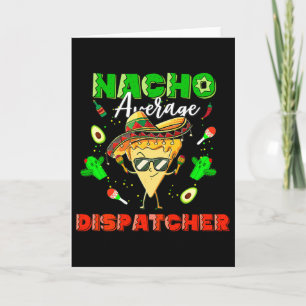 Tarjeta Despachador promedio de nachos mexicanos