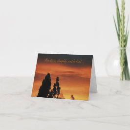 Tarjeta Despacio, simplifícate y sé amable......