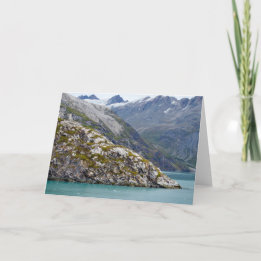 Tarjeta Despertadores verdes en el azul