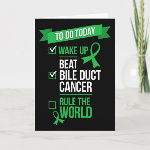Tarjeta Despertar Vencer El Cáncer De Conducto Biliar Domi