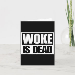 Tarjeta Despertó Está Muerto Divertido Humor Sarcástico Es