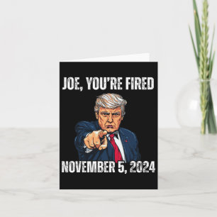 Tarjeta Despiden a Donald Trump por la presidencia 2024