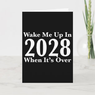 Tarjeta Despiértame en 2028 cuando termine