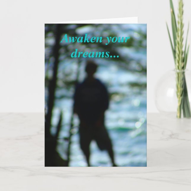 Tarjeta Despierte sus sueños… (Anverso)