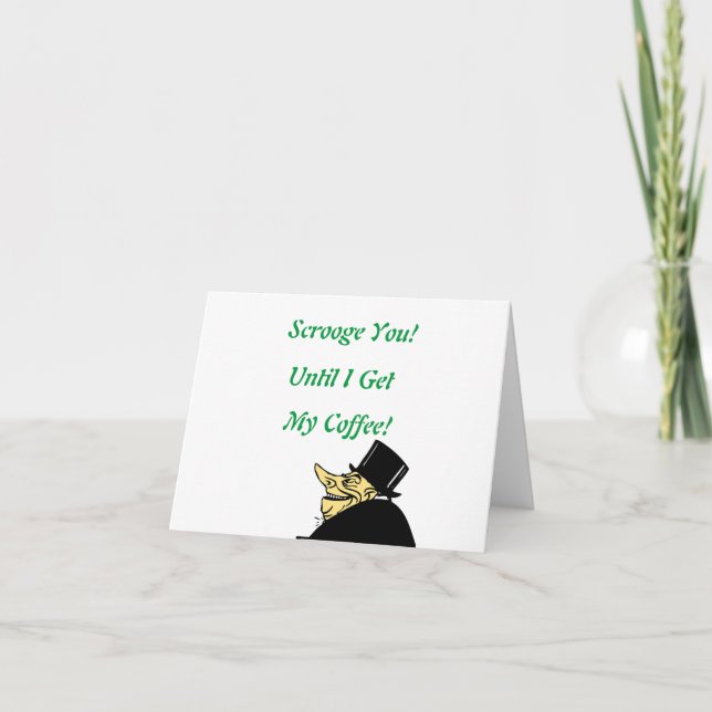 Tarjeta ¡Desplaza! Trato, personalizado, Navidades Saludo (Anverso)