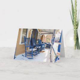 Tarjeta Después de la caída de la nieve - Viñedo de Martha