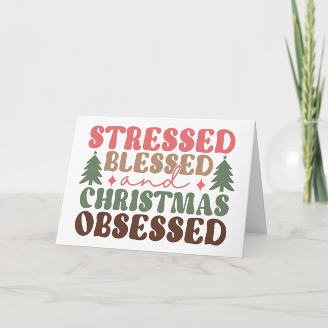 Tarjeta Destacados, bendecidos y Navidades obsesionados (Anverso)