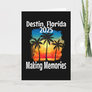 Tarjeta Destin Florida 2025 Creando Recuerdos Vacaciones e