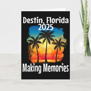 Tarjeta Destin Florida 2025 Creando Recuerdos Vacaciones e