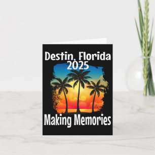 Tarjeta Destin Florida 2025 Creando Recuerdos Vacaciones e
