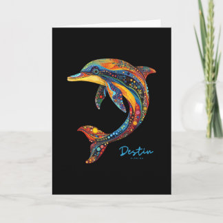 Tarjeta Destin Florida Fl Playa Vacaciones Familiares Trop