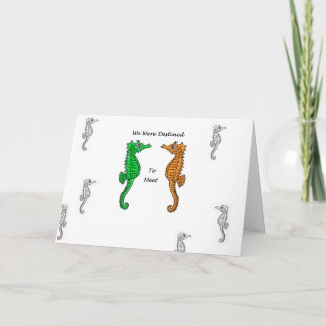 Tarjeta Destinado para encontrarse (Anverso)