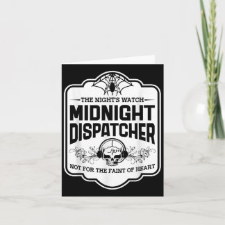 Tarjeta Destinador de medianoche El vigilante nocturno 911