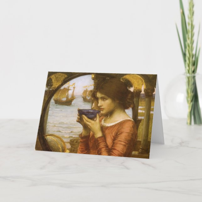 Tarjeta Destino de John William Waterhouse (Anverso)