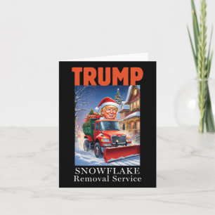 Tarjeta Destitución del pastel de nieve del Navidad Donald