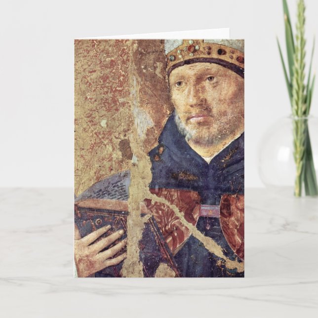 Tarjeta Detalle De St. Benedict Por Antonello Da Messina (Anverso)