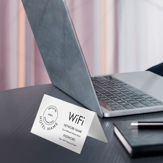 Tarjeta Detalles del Hotel Wifi para los invitados Logotip (Subido por el creador)