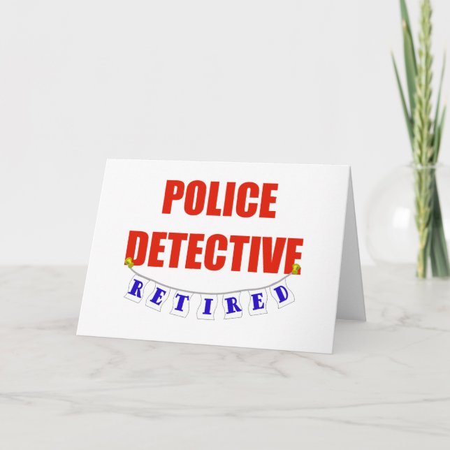TARJETA DETECTIVO DE LA POLICÍA RETIRADA (Anverso)