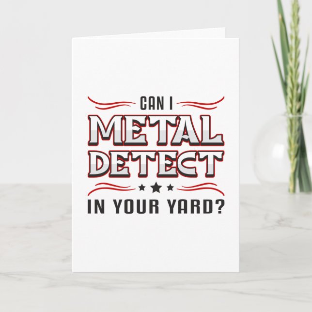 Tarjeta Detector Detector Metalizado Detectando regalo div (Anverso)