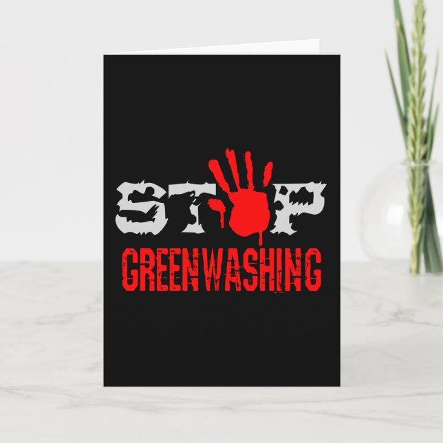 Tarjeta Detener el Greenwash (Anverso)