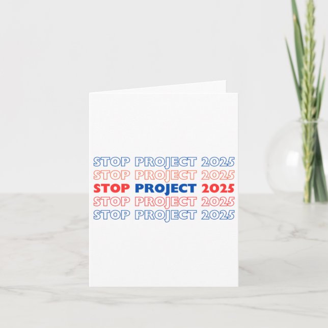 Tarjeta Detener el proyecto 2025 14 (Anverso)