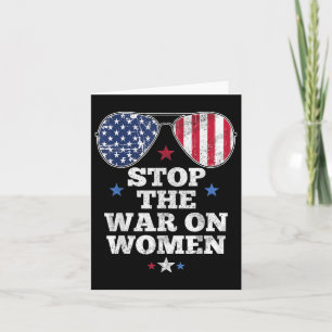 Tarjeta Detener La Guerra Contra Las Mujeres Que Proponen 