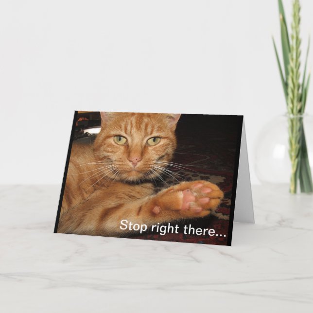 Tarjeta Detente ahí mismo (Anverso)