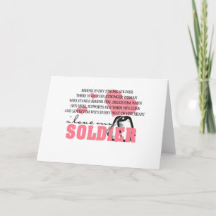 Tarjeta Detrás de cada soldado