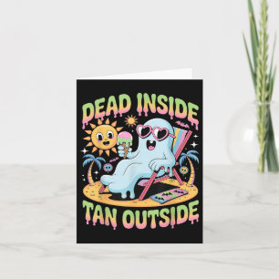 Tarjeta Detrás de Tan fuera del divertido fantasma Summerw