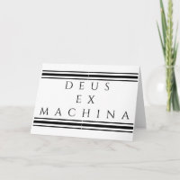 Deus Ex Machina