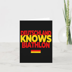 Tarjeta Deutschland conoce la biatlón - Alemania