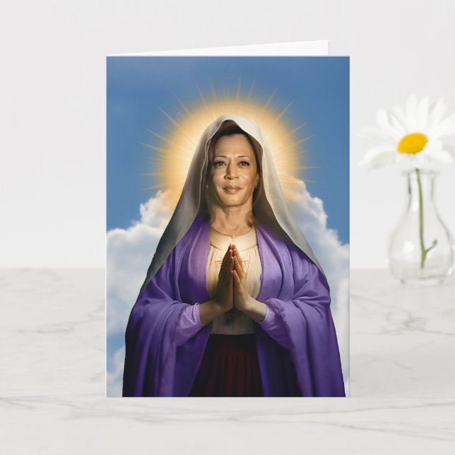 Tarjeta Devocional de Oración de la Santa Kamala Harris (Planta pequeña)
