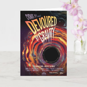 Tarjeta Devorado Por La Gravedad Agujero De Halloween Horr