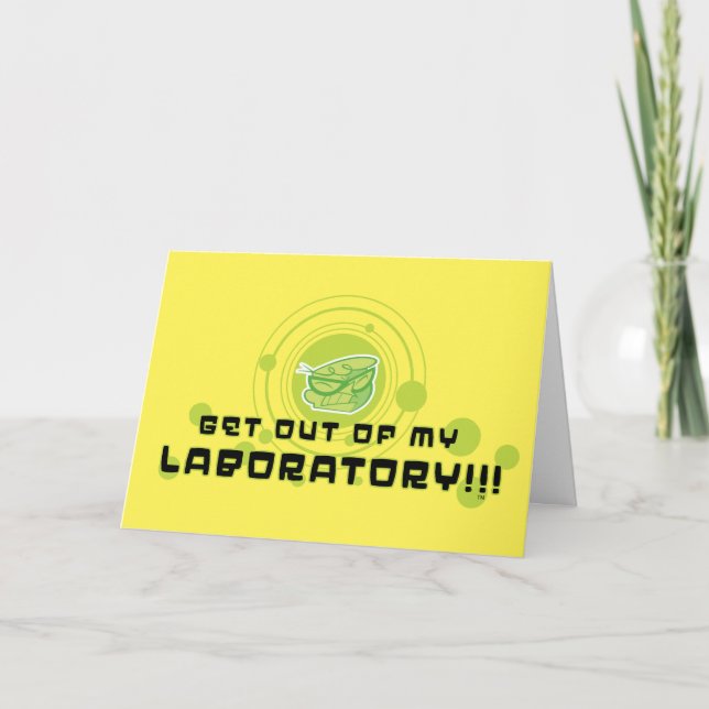 Tarjeta Dexter - ¡¡¡Sal De Mi Laboratorio!!! (Anverso)