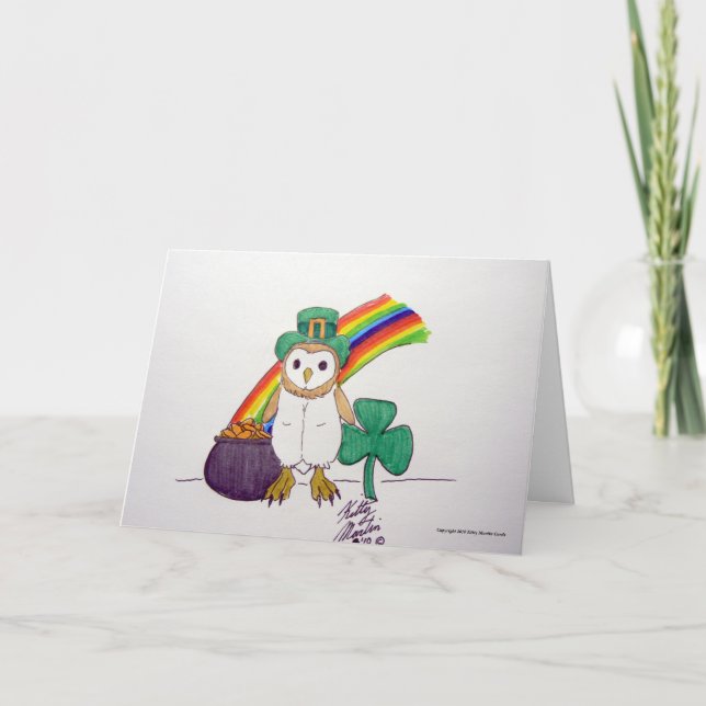 Tarjeta Día Annie del St. Pat (Anverso)