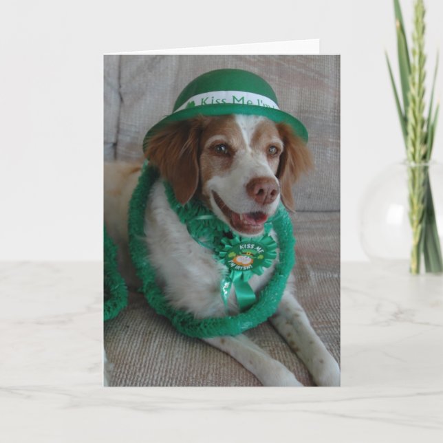 Tarjeta DÍA BRETAÑA del ST. PATRICKS - modificada para (Anverso)