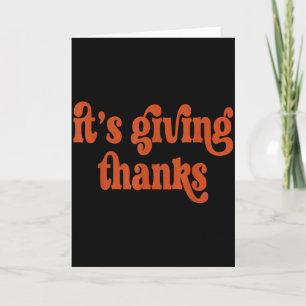 Tarjeta Día de Acción de Gracias Matching Gen Z Divertido 