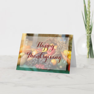 Tarjeta Día de Acción de Gracias Personalizado