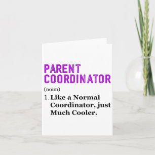 Tarjeta Día de Agradecimiento al Coordinador de Padres 